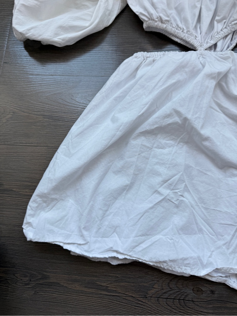Faithfull The Brand Light Blue Elastic Waist Top - Picture 4 of 5